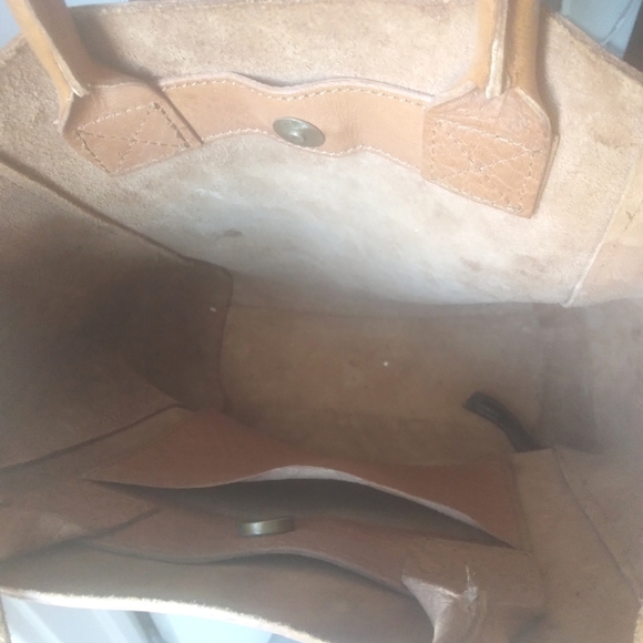 🔥5/$20 SUEDE LEATHER TOTE BAG - Picture 2 of 7